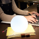 Globe Table Lamp - Wireless Dimmable Table Lamp Sphere with 16 Colors