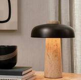 Curatmart - Travertine Table Lamp