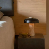 Curatmart - Travertine Table Lamp