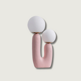 Curatmart - Contemporary Glass and Resin Table Lamp