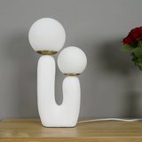 Curatmart - Contemporary Glass and Resin Table Lamp