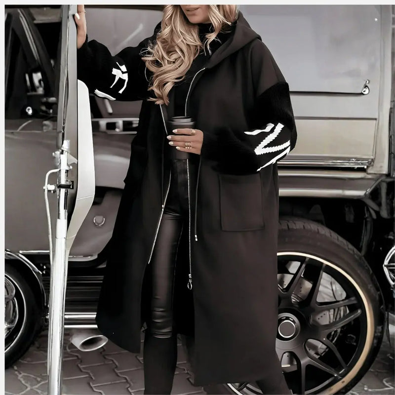 Mirelle Patch-Pocket Maxi Coat