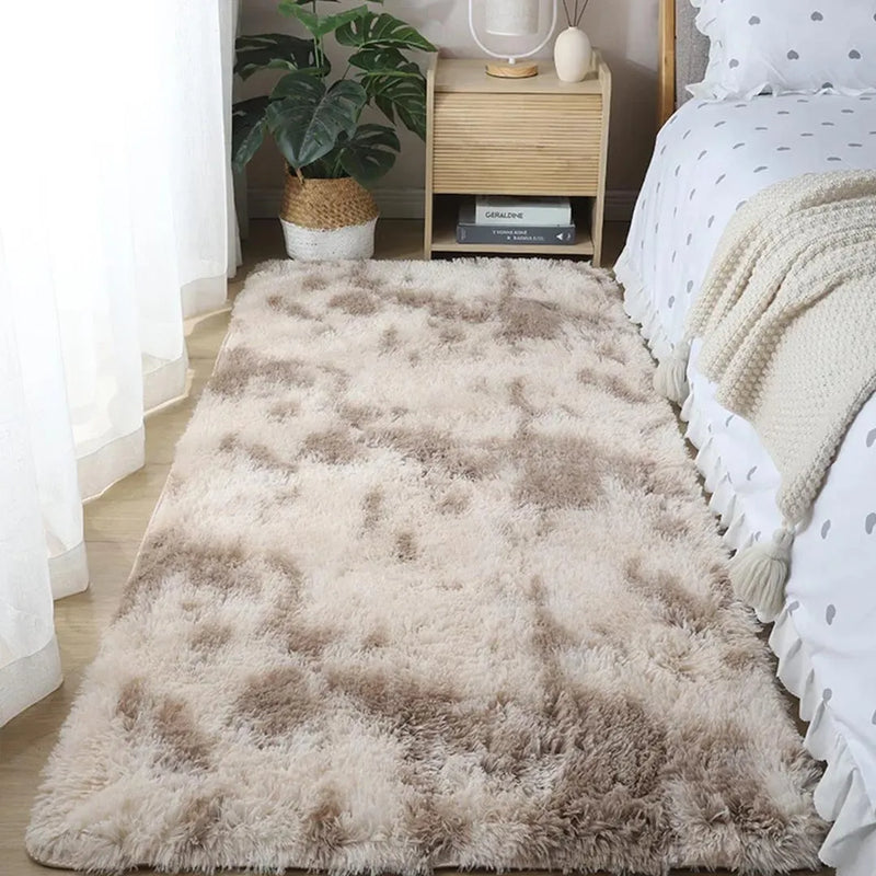 Warm Plush Bedroom Carpet - Soft Bedside Rug