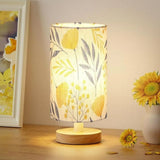 Bedside Table Lamp - Compact Warm Light with Simple Button Switch