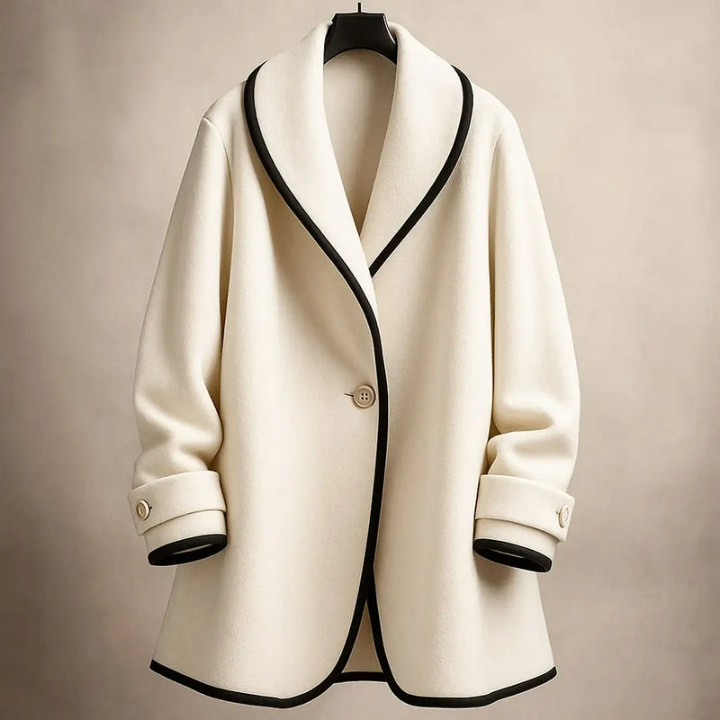 Renata Wool Shawl Coat
