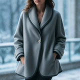 Renata Wool Shawl Coat
