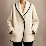 Renata Wool Shawl Coat