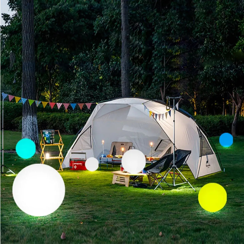 Globe Table Lamp - Wireless Dimmable Table Lamp Sphere with 16 Colors