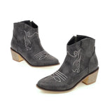 Roselle Suede Western Boots