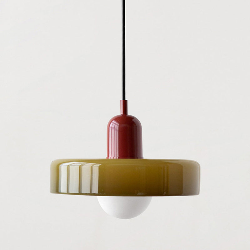 Modern Glass Pendant Light for Dining Room or Kitchen
