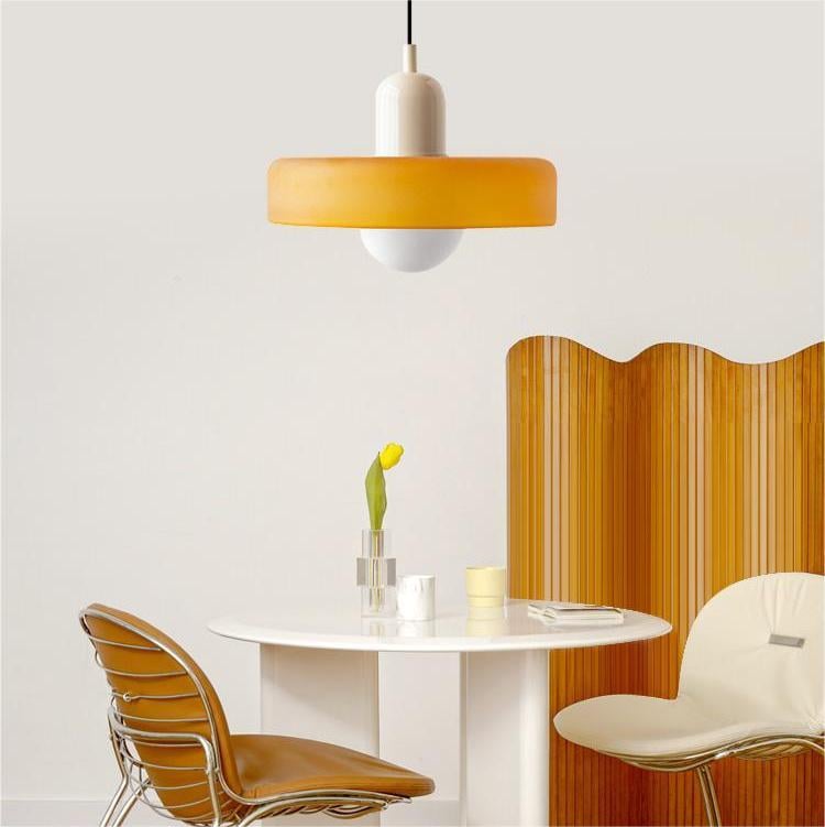 Modern Glass Pendant Light for Dining Room or Kitchen