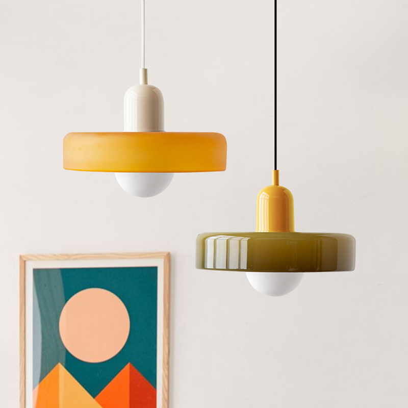 Modern Glass Pendant Light for Dining Room or Kitchen